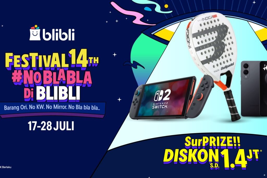 Blibli Ulang Tahun ke-14: Belanja Gampang, Tak Perlu Ribet dengan Festival #NoBlablaDiBlibli
